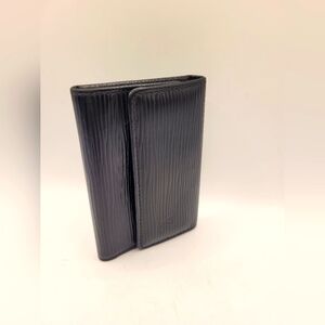 Louis Vuitton Epi Leather Black 6 Key Ring